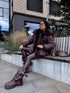 Short jacket "NORTH FL257" - CHOCO